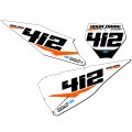 2019-2022 Sx Sg64 Custom Mx Number Plates Senge Graphics Kit For Ktm 
