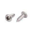 Uxcella M3 5x10mm 304 Stainless Steel Phillips Round Pan Head Self Tapping Screws 50pcs