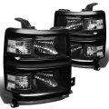Auto Dynasty Halogen Model Factory Style Headlight Lamps Assembly And Tool Kits Compatible With Chevy Silverado 1500 14-15