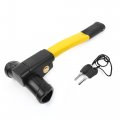Black Yellow Metal Steering Wheel Lock Anti Theft Standard Device For Car 