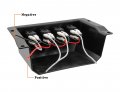 Switch Panel For Polaris Rzr Xp 1000 14-18 Under Dash Case With 4 Rocker Switches 2014-2018 Accessories