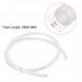 Uxcell Pneumatic Tubing 10mm 4 Od X 8mm 0 31 Id 2m 6 56ft Air Brake Tube Nylon Line Water Hose Translucent