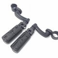 Smt Motorcycle Black 360 Adjustable Peg Mounting Kit Eagle Hawk Style Footrest For V-star Roadstar Suzuki Boulevard Equipped