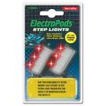 Street Fx Electropods Red Chrome Motorcycle Rectangular Pod Step Light 