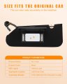 Ocpty Sun Visor Fit For 2005 2006 2007 2008 2009 2010 2011 2012 2013 Chevrolet Corvette With Sunroof Black Left Driver Side