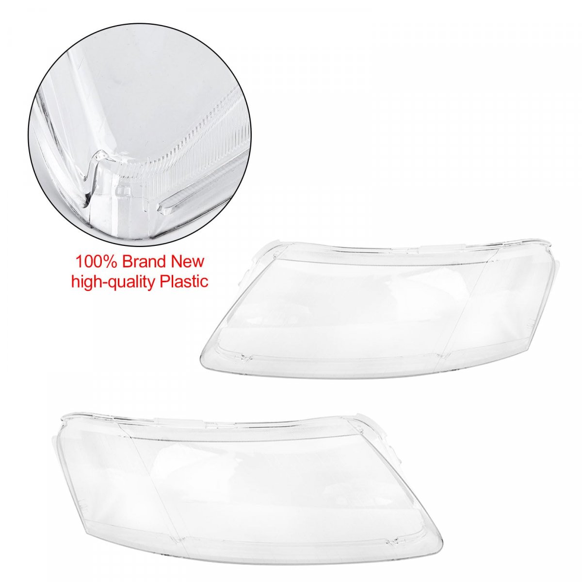 Left Right Headlight Lens Plastic Cover Shell 4f0941003 4f0941004 For Audi A6 2006-2011 4f0941029i 4f0941030