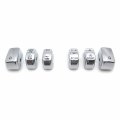 Httmt Mt420-002- Chrome Hand Controls Switch Button Covers Compatible With 2011-2016 H-d Dyna Softail Xl 6 Pcs Control Cap Kit