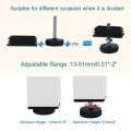 Uxcell Leveling Feet 30 X 60mm Rectangle Tube Inserts Kit Furniture Glide Adjustable Leveler For Table Desk Leg 4 Sets