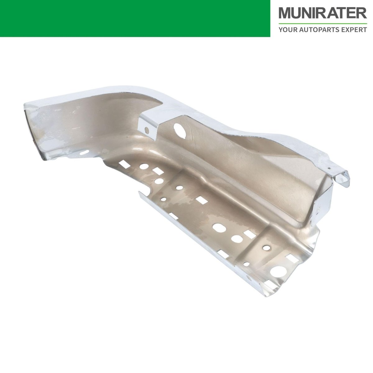 Driver Side Rear Step Bumper End Cap Replacement For Ranger Pickup 4 Door 2019 2020 2021 2022 2023 Chrome Steel Cover