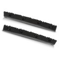 Rear Bumper Guide Bracket 2pcs For Chevy Malibu 2016-2021 84047940 22976495 84047939 22976494 Black Pp 