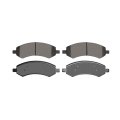Front Brake Pads For Chrysler Aspen 2007 8 2009 4000 Hybridynamic Series Mechanical Wear Sensor 0 70 In Thickness 7 00 Inner 