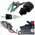 Grabote 3 Position 6 Wire Connectors Boat Ignition Switch With Keys For Mercury Outboard By Year Rigging Parts Remote Controls