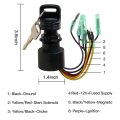 Grabote 3 Position 6 Wire Connectors Boat Ignition Switch With Keys For Mercury Outboard By Year Rigging Parts Remote Controls