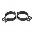 Fsfy Motorcycle Front Fork Clamps Modified Turn Signal Light Indicator Mount Bracket Holder Black Universal For Motorcyle With