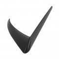 Fog Light Trims For 2017 2023 Tesla Model 3 Matte Black Ikon Style Abs Plastic Driver And Passenger Lamp Decoration Eyebrows