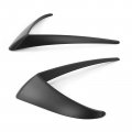 Fog Light Trims For 2017 2023 Tesla Model 3 Matte Black Ikon Style Abs Plastic Driver And Passenger Lamp Decoration Eyebrows