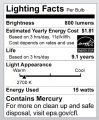 Satco S8225 15 Watt 60 800 Lumens A-type Cfl Soft White 2700k Gu24 Base Light Bulb