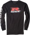 Factory Effex 17-87412 Suzuki Long Sleeve T-shirt Black Medium 