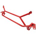 Kojem Front Power Brace Radiator Support Steel For 2003-2006 Mitsubishi Lancer Evolution 7 8 9 Red