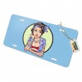 Graphics More Rockabilly Retro Pin Up Girl With Tattoos Novelty Metal Vanity Tag License Plate
