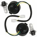Caltric 2x Left And Right Headlight Socket Bulb Compatible With Yamaha Yfz450v Yfz450r Yfz450x 2004-2022