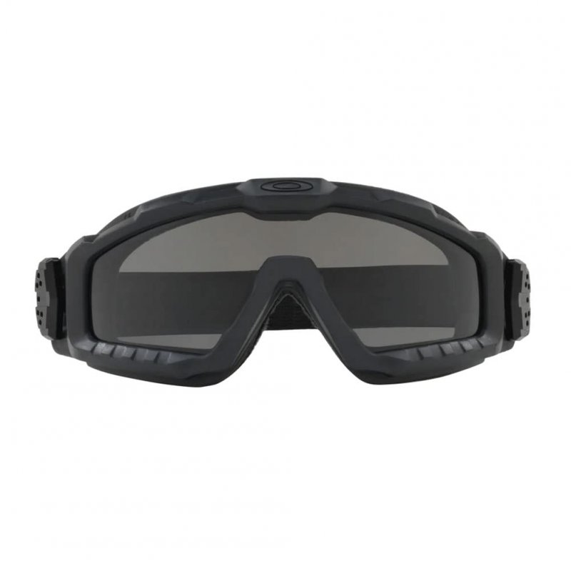 Oakley Men S Ballistic Halo Goggles Polarized Oval Eyewear Black W Grey One Size