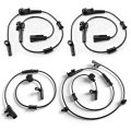 Abs Wheel Speed Sensor 4pcs For 2011 2022 Dodge Challenger Charger Chrysler 300 Front And Rear Left Right Replace 4779639aa 