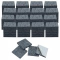 100pcs Furniture Pads Square 3 4 Self-stick Non-slip Anti-scratch Felt Floors Protector Grey 
