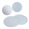 Uxcell 50 Pcs 5-inch Aluminum Oxide White Dry Hook And Loop Sanding Discs Flocking Sandpaper 400 Grit