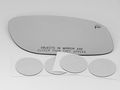 10-14 Taurus Right Passenger Convex Heated Mirror Glass Lens W Adhesive Usa