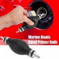 X Autohaux 2pcs 6mm 1 4 Rubber Fuel Transfer Vacuum Line Hand Primer Bulb Black For Car Marine Boat