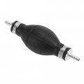 X Autohaux 2pcs 6mm 1 4 Rubber Fuel Transfer Vacuum Line Hand Primer Bulb Black For Car Marine Boat