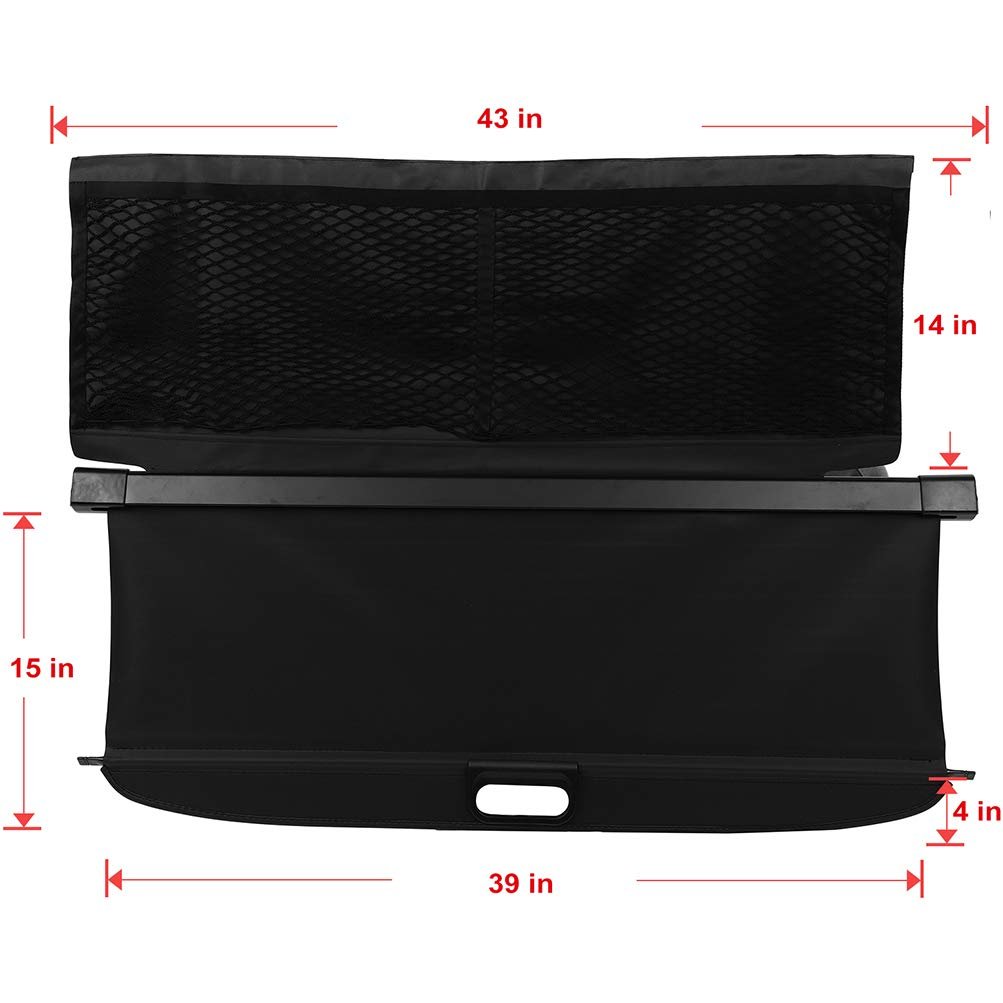 Retractable Cargo Cover 2008-2015 For Smart Fortwo 1 0l Coupe