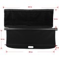 Retractable Cargo Cover 2008-2015 For Smart Fortwo 1 0l Coupe