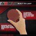 Abn Aluminum Oxide Sanding Discs 25-pack 3in 80 Grit Metal Wheels For Surface Prep And Finishing Work