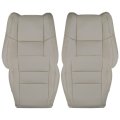 Tan Perforated Front Driver Passenger Sides Bottom Top Microfiber Leather Replacement Seat Covers For Jeep Grand Cherokee 2011 