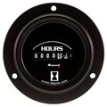 Equus 6210 Black Hourmeter Measures 2-inches 