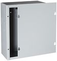 Bud Industries Jb-3958 Steel Nema 1 Sheet Metal Junction Box With Lift-off Screw Cover 8 Width X 10 Height 4 Depth Gray Finish 