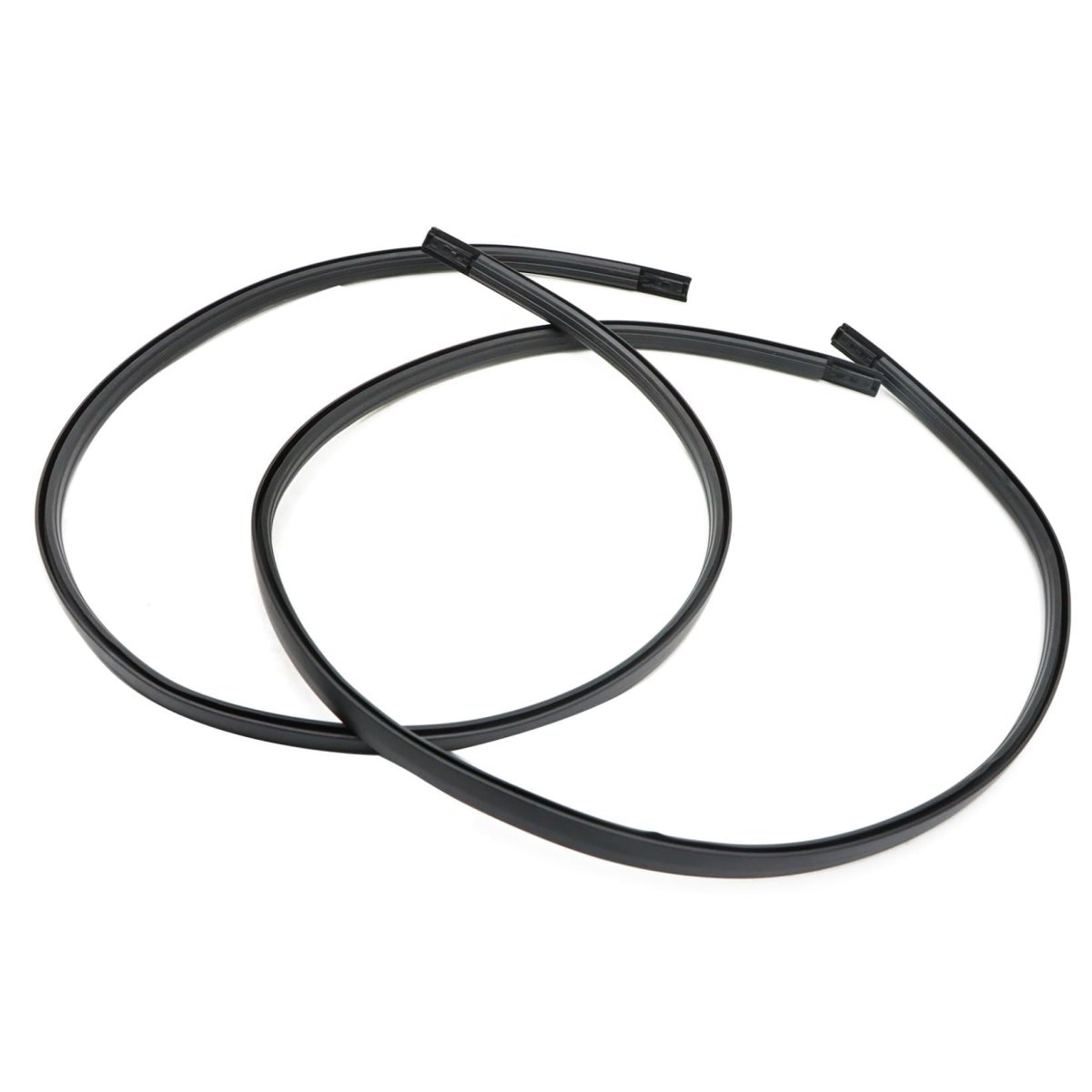 Roof Drip Molding Lh And Rh For Lexus Is300 3 0l 2001 To 2005 Black Replace 75555-53011 75556-53011 2 Pieces