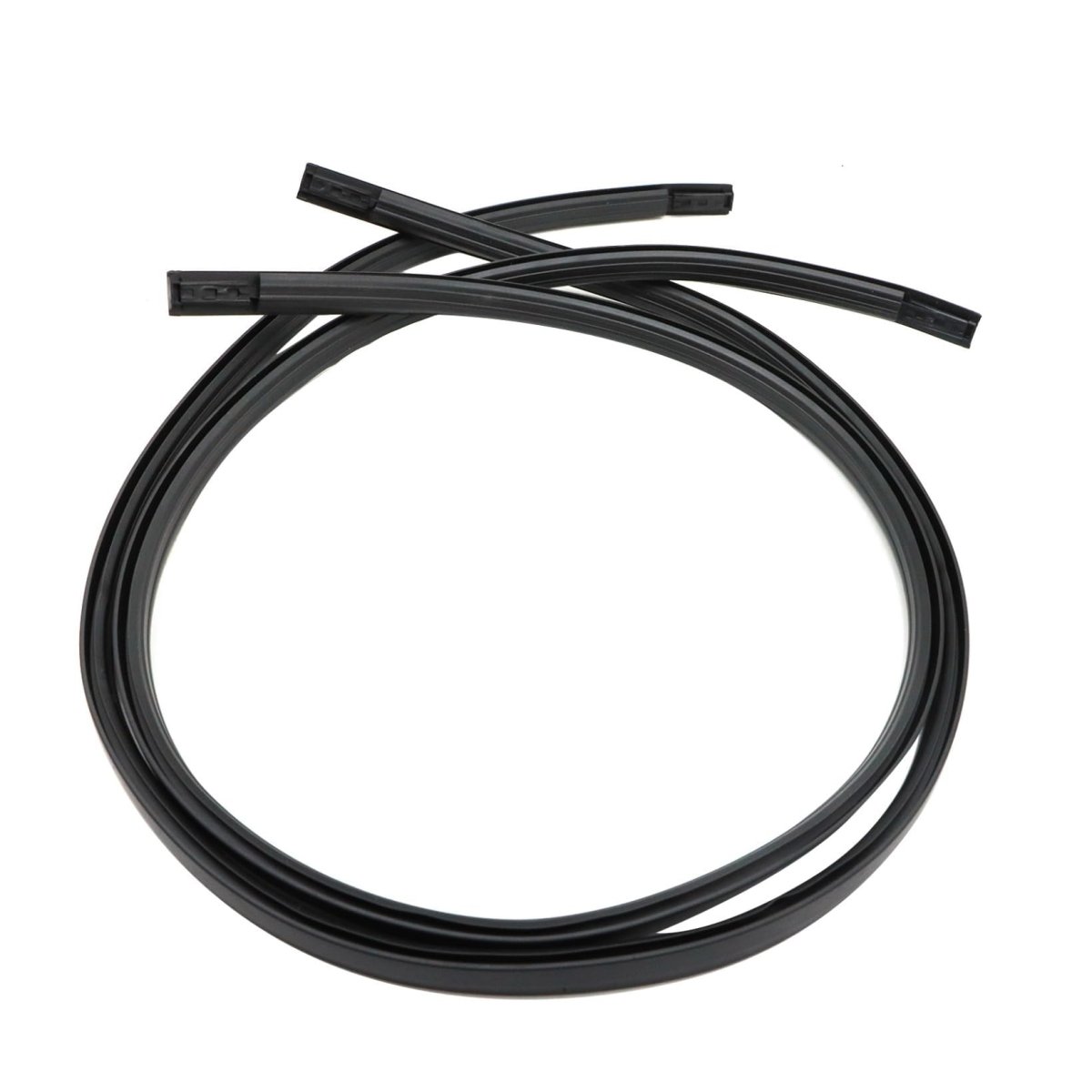 Roof Drip Molding Lh And Rh For Lexus Is300 3 0l 2001 To 2005 Black Replace 75555-53011 75556-53011 2 Pieces