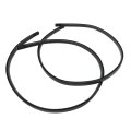 Roof Drip Molding Lh And Rh For Lexus Is300 3 0l 2001 To 2005 Black Replace 75555-53011 75556-53011 2 Pieces 