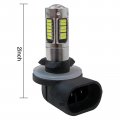 Xenon White 881 Led Bulbs Passing Spot Fog Lights For 2007 Harley-davidson Electra Glide Classic Efi Flhtci