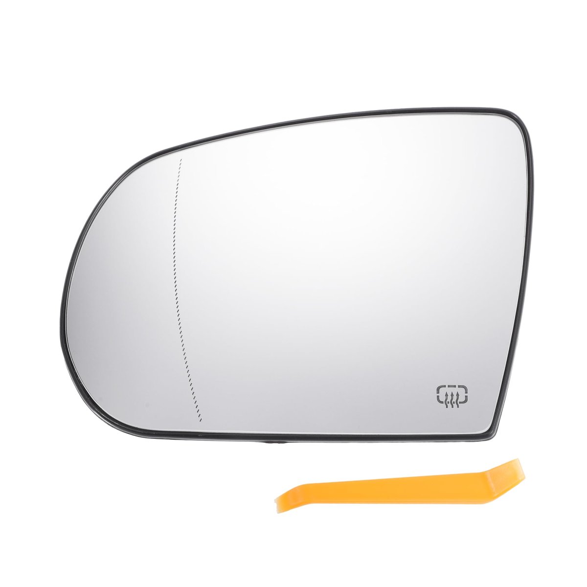 Car Rearview Left Driver Side Mirror Glass Replacement W Backing Plate Heated White For Jeep Cherokee 2014-2019 Compass
