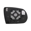 Car Rearview Left Driver Side Mirror Glass Replacement W Backing Plate Heated White For Jeep Cherokee 2014-2019 Compass