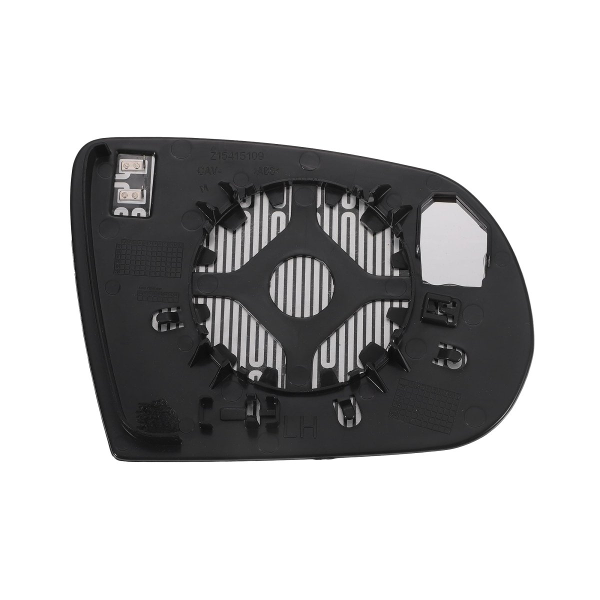 Car Rearview Left Driver Side Mirror Glass Replacement W Backing Plate Heated White For Jeep Cherokee 2014-2019 Compass
