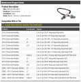 Downstream Oxygen Sensor Compatible With 2008-2012 Chevy Malibu 2 4l 4-cylinder