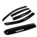 Auto Dynasty Tape-on Window Deflector Rain Guard Bundle With 38 Inches Sun Roof Visor Compatible Volkswagen Passat Sedan B5 