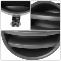 Auto Dynasty Ch1038135 Front Fog Light Bezel Compatible With Dodge Charger Jeep Patriot 2006-2010 Matte Black