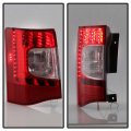 Acanii For 2011-2016 Chrysler Town Country Led Rear Replacement Tail Light Driver Side Only