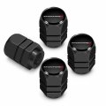 Ipick Image For Dodge Logo In Black On Hexagon Shape Aluminum Tire Valve Stem Caps